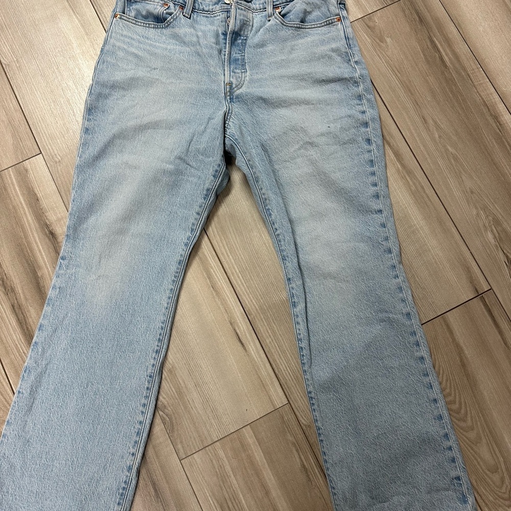 Levi's Women's wedgie bootcut Jeans in Light Blue